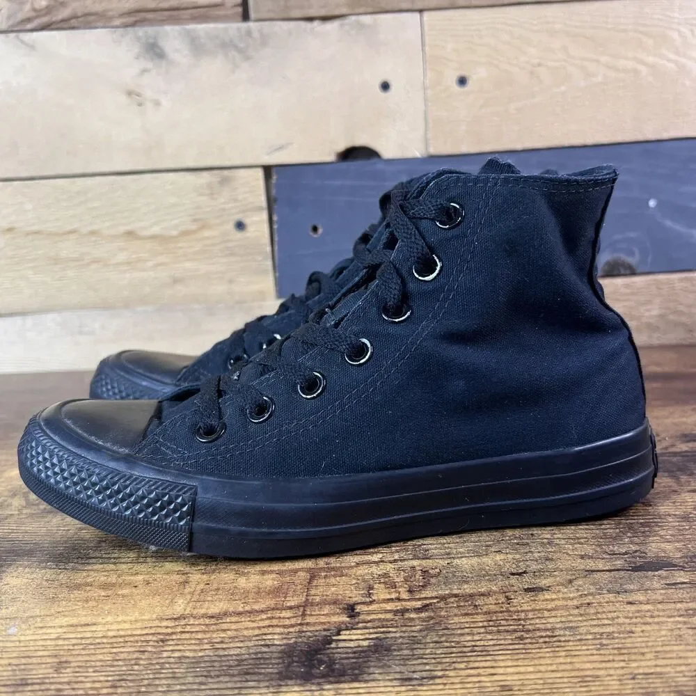 Converse High Tops Mens Shoes Black Size 4.5 3S121 Black M3310